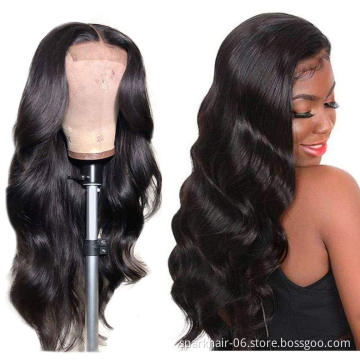 10a 12a Grade 100% Virgin 26 28 Inch Human Hair Hd Lace Front Wigs Natural 13x6 Transparent Lace Frontal Body Wave Wig